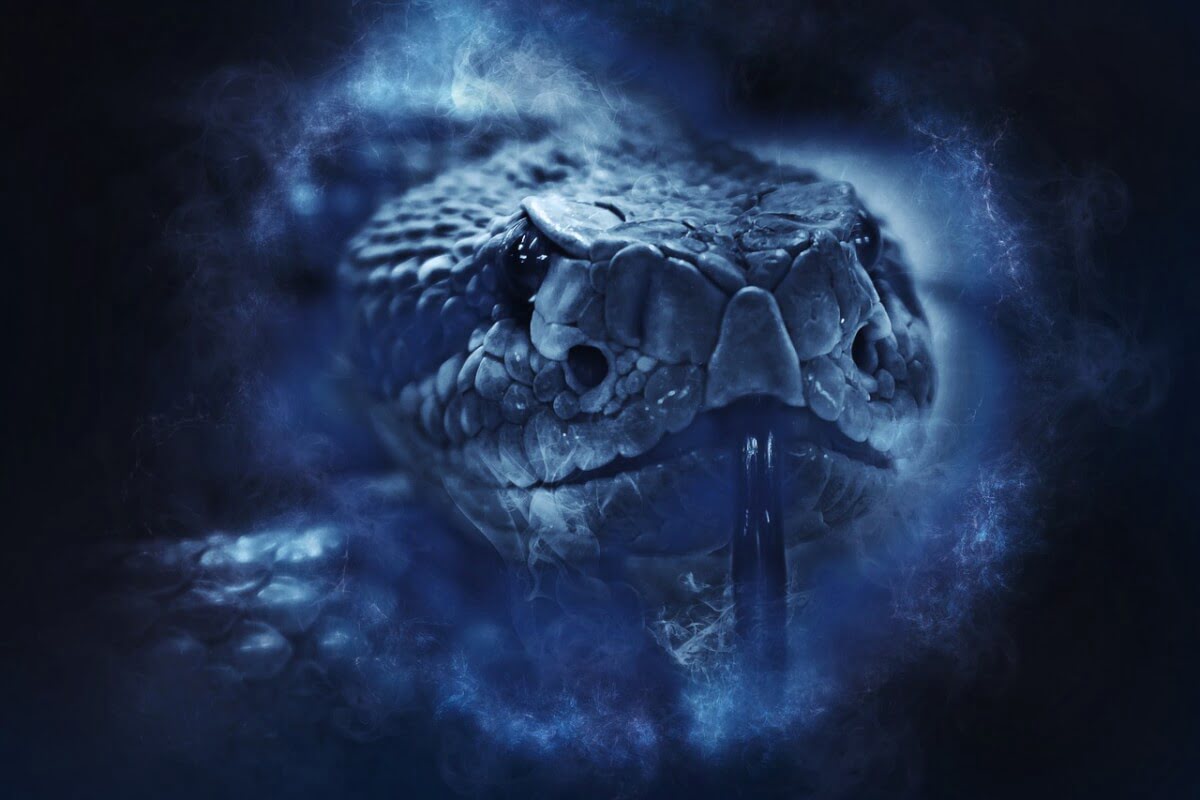Azure Serpents Blue Snakes and their Biblical Dream Connotations
